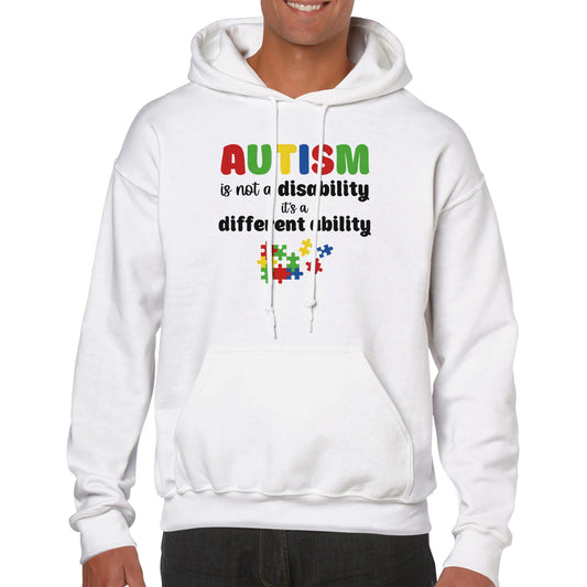 Autism Is Not A Disability Classic Unisex Pullover Hoodie