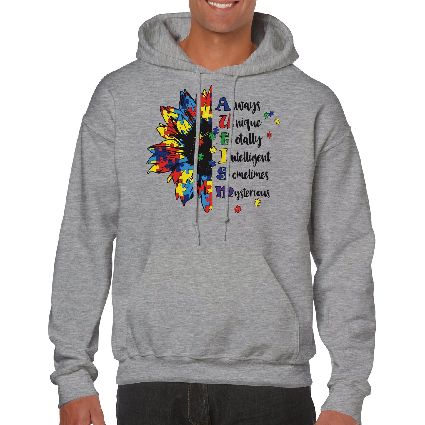 Autism Classic Unisex Pullover Hoodie